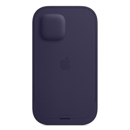 Funda integral de piel iPhone 12 y iPhone 12 Pro Violeta profundo