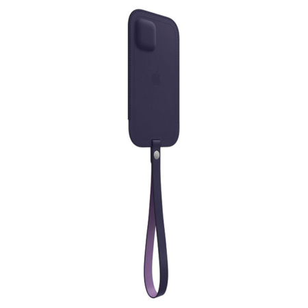 Funda integral de piel iPhone 12 y iPhone 12 Pro Violeta profundo