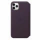 Funda Leather Folio iPhone 11 Pro Max Berenjena