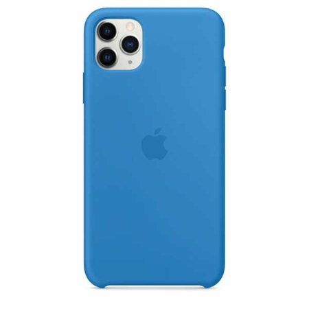 Funda de silicona iPhone 11 Pro Max Azul Surfero