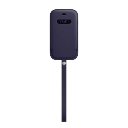 Funda integral de piel iPhone 12 mini Violeta Profundo