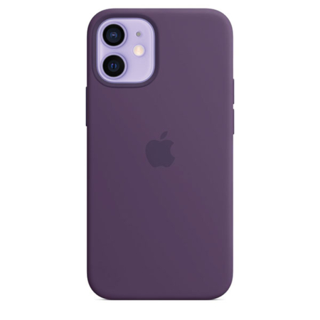 Funda de silicona iPhone 12 mini Amatista