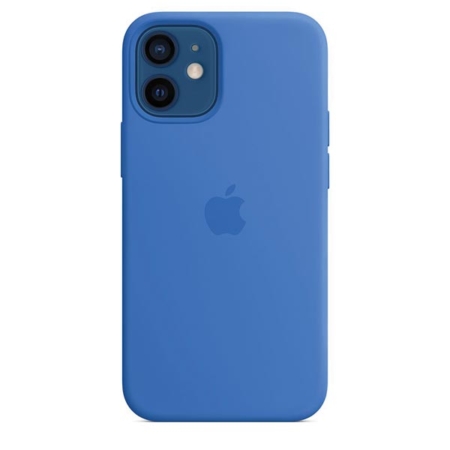Funda de silicona iPhone 12 mini Azul Capri