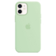 Funda de silicona iPhone 12 mini Pistacho