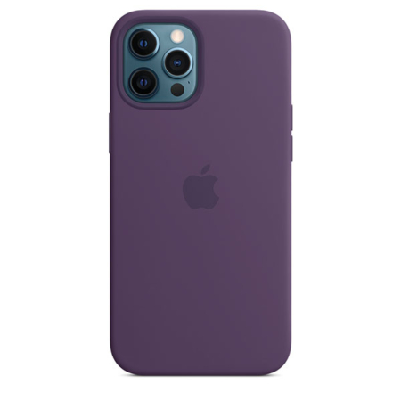 Funda de silicona iPhone 12 Pro Max Amatista