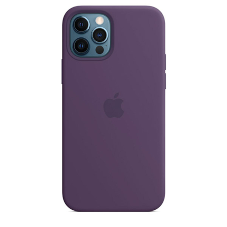 Funda de silicona iPhone 12 y iPhone 12 Pro Amatista