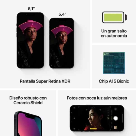 iPhone 13 mini Medianoche