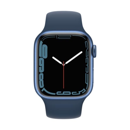 Apple Watch Series 7 Aluminio Azul correa deportiva azul
