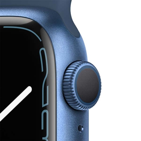 Apple Watch Series 7 Aluminio Azul correa deportiva azul