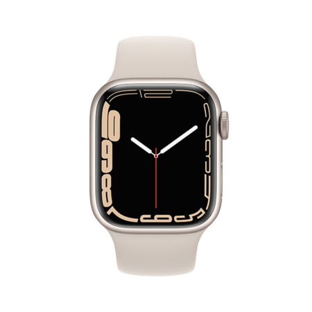 Apple Watch Series 7 Aluminio blanco estrella con correa deportiva blanco estrella