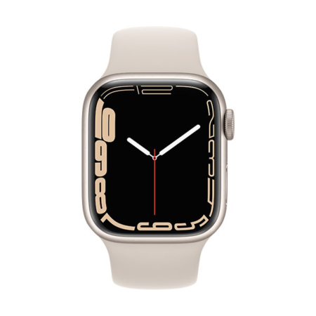 Apple Watch Series 7 aluminio cell blanco estrella con correa deportiva blanco estrella
