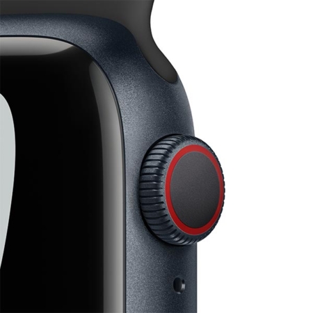 Apple Watch Series 7 Nike Cell Medianoche con correa negra