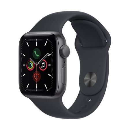 comprar Apple Watch se gps 40mm gris espacial con correa deportiva negra medianoche