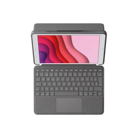 Funda teclado logitech con trackpad combo touch para iPad 10.2"