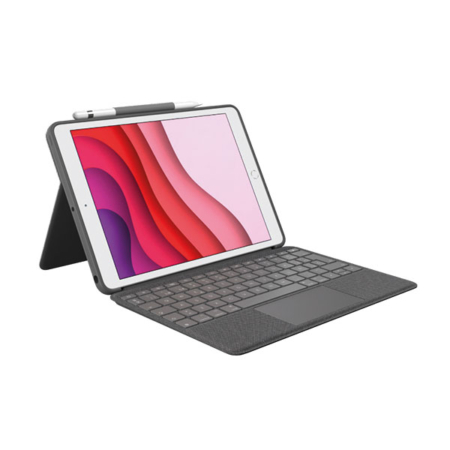 Funda teclado logitech con trackpad combo touch para iPad 10.2"