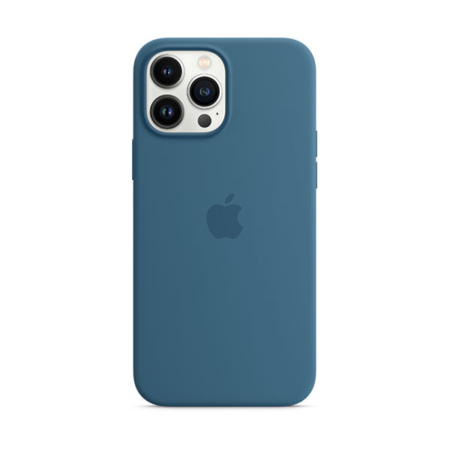 Funda de silicona apple iPhone 13 pro max azul polar
