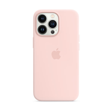 funda de silicona con MagSafe para iPhone 13 Pro rosa