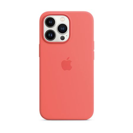 funda de silicona con MagSafe para iPhone 13 Pro pomelo rosa