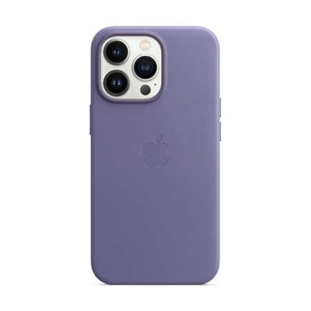 funda de piel apple iPhone 13 Pro color glicinia