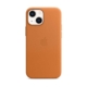 Funda de cuero para iPhone 13 mini color ocre