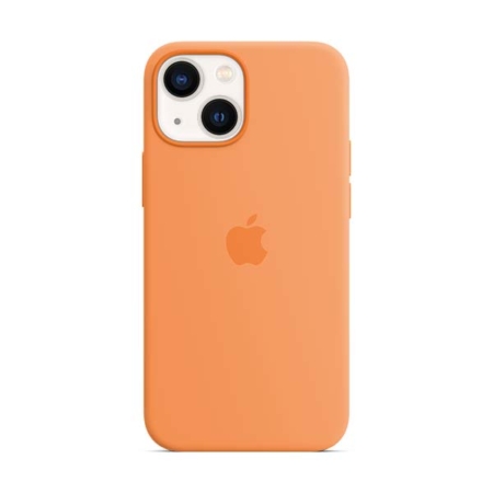 Funda de silicona con magsafe iPhone 13 mini caléndula