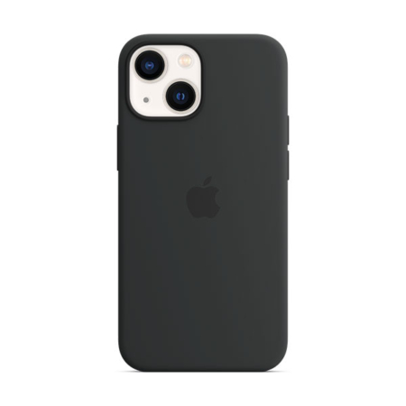 Funda de silicona con magsafe iPhone 13 mini medianoche