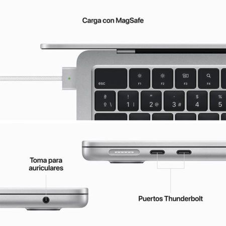 MacBook Air M2 SICOS Plata
