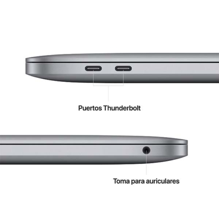 MacBook Pro 13 pulgadas M2 Gris Espacial SICOS