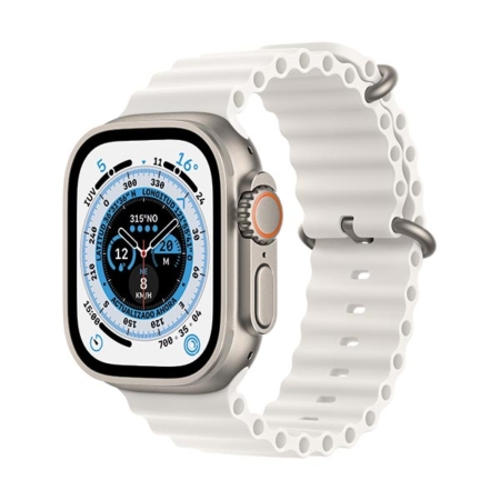SICOS Apple Watch Ultra 49mm Titanio Ocean Blanco