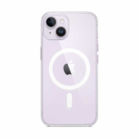 SICOS iPhone 14 Clear Case Purple