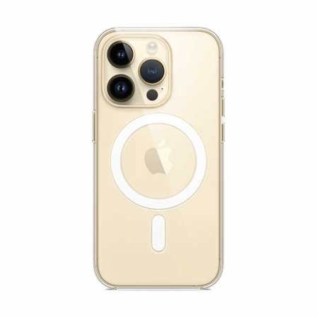SICOS iPhone 14 Pro Clear Case Gold