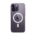 SICOS iPhone 14 Pro Max Clear Case Deep Purple