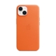 SICOS Funda cuero naranja iPhone 14