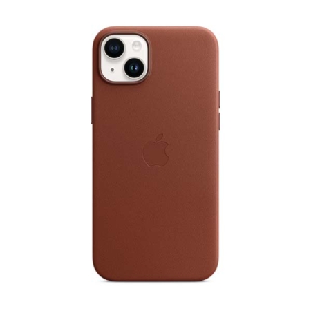 SICOS Funda cuero iPhone 14 plus ocre oscuro