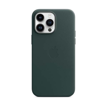 SICOS Funda cuero verde bosque iPhone 14 pro max