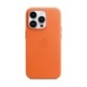 SICOS Funda cuero naranja iPhone 14 pro